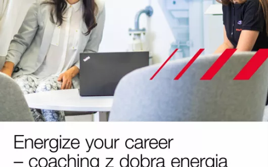 plakat Program coachingowy Hitachi Energy Poland