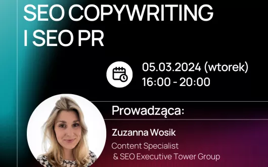 plakat Tower Group - SEO copywriting i SEO PR (Edycja I)