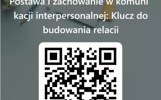 QRCode dla Postawa i zachowanie w komunikacji interpersonalnej
