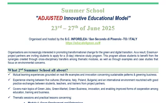 ogłoszenie szkoła letnia