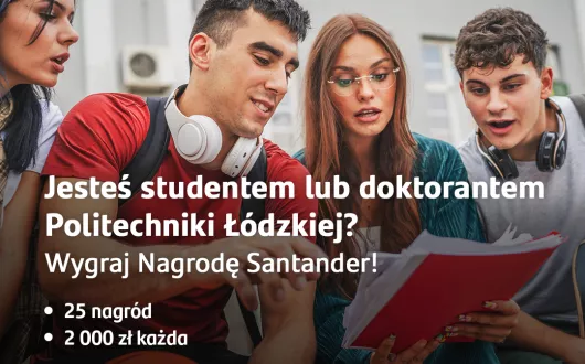 plakat stypendia Santander
