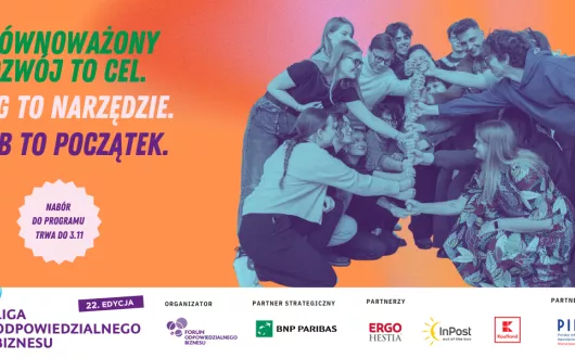 plakat nabór do 22. edycji Ligi Odpowiedzialnego Biznesu