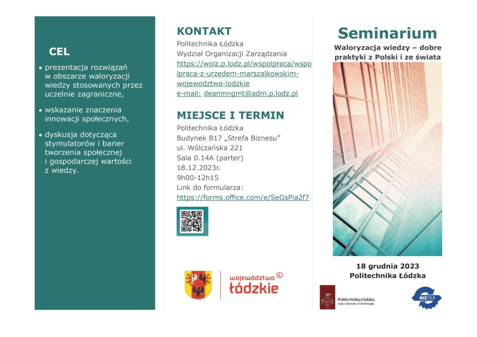 seminarium plakat