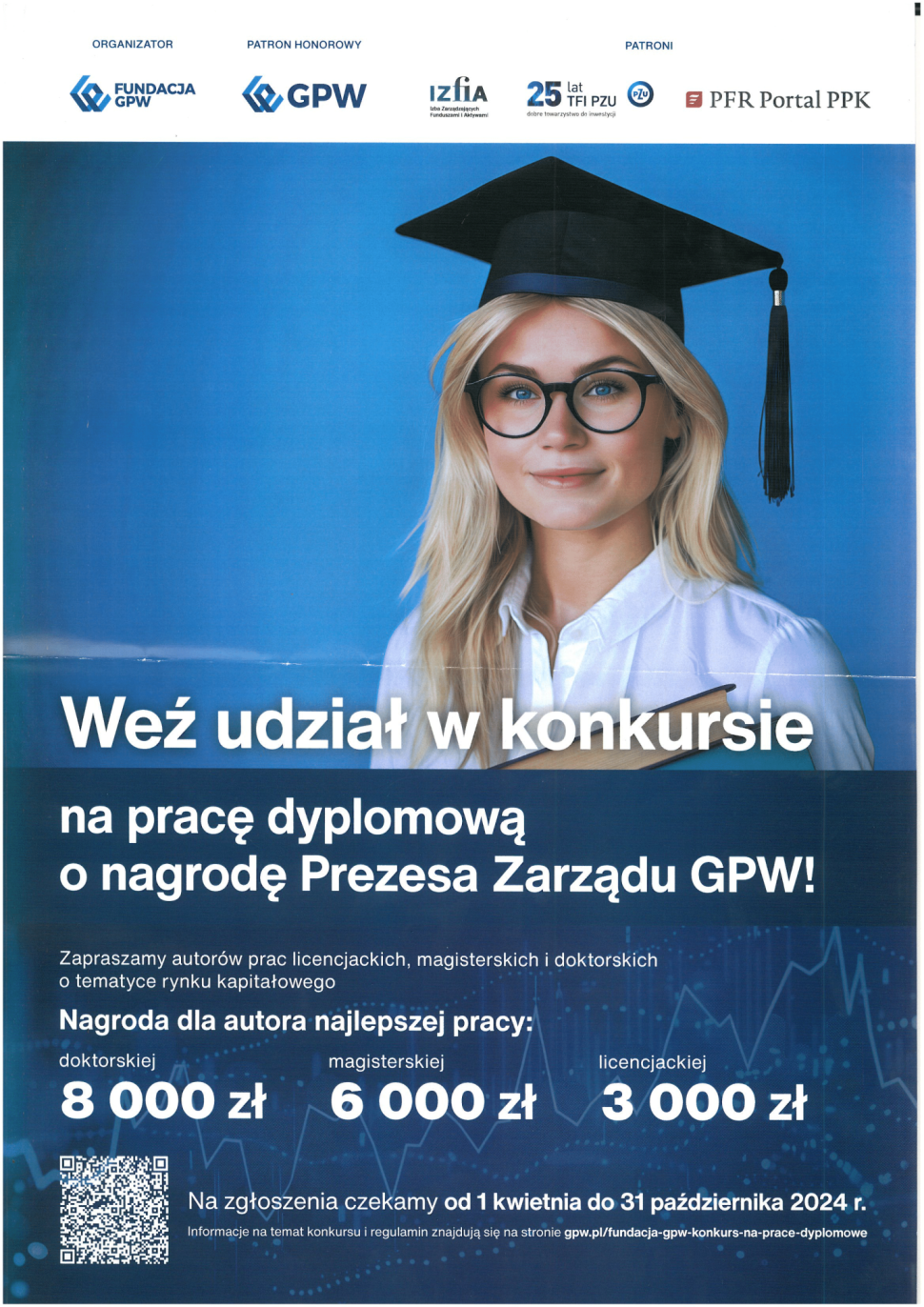 plakat konkursu GPW