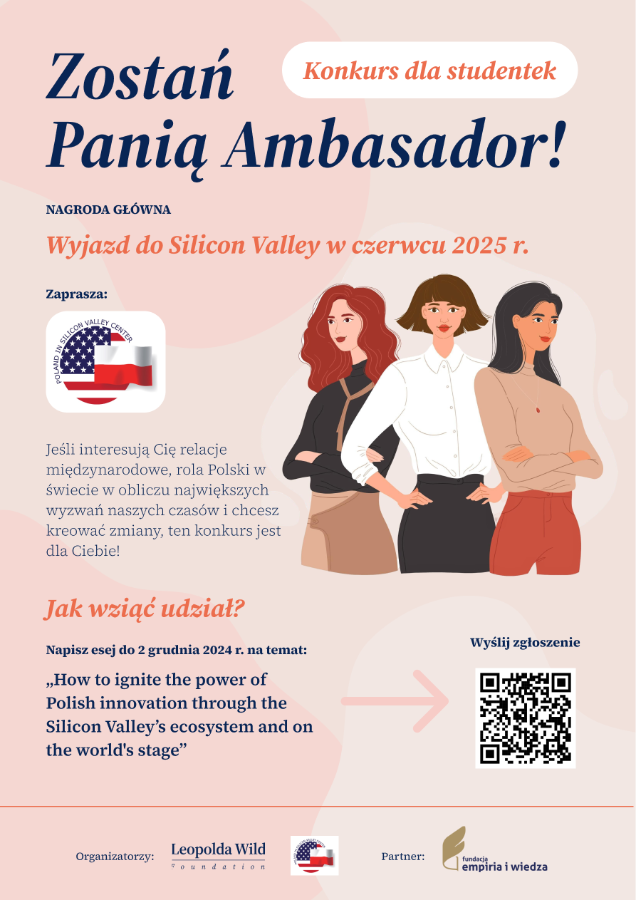 plakat zostań panią ambasador