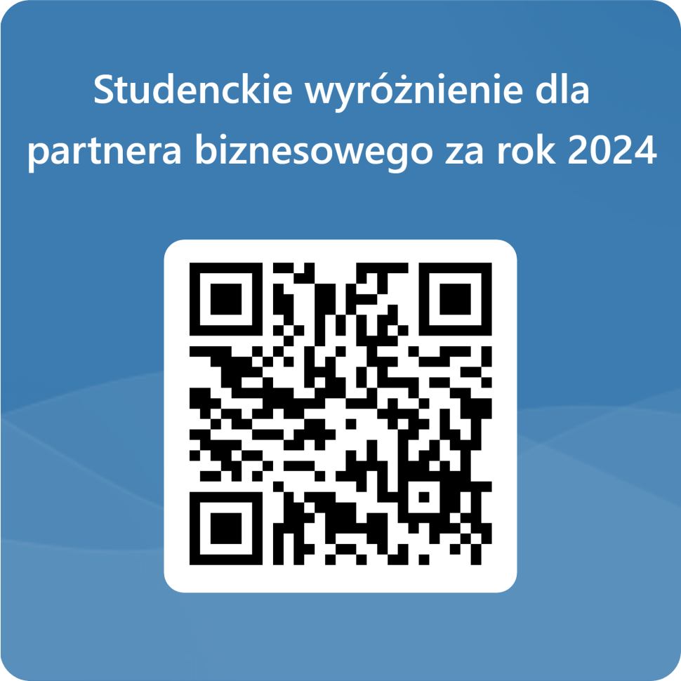 QRCode dla Studenckie wyróżnienie dla partnera biznesowego za rok 2024