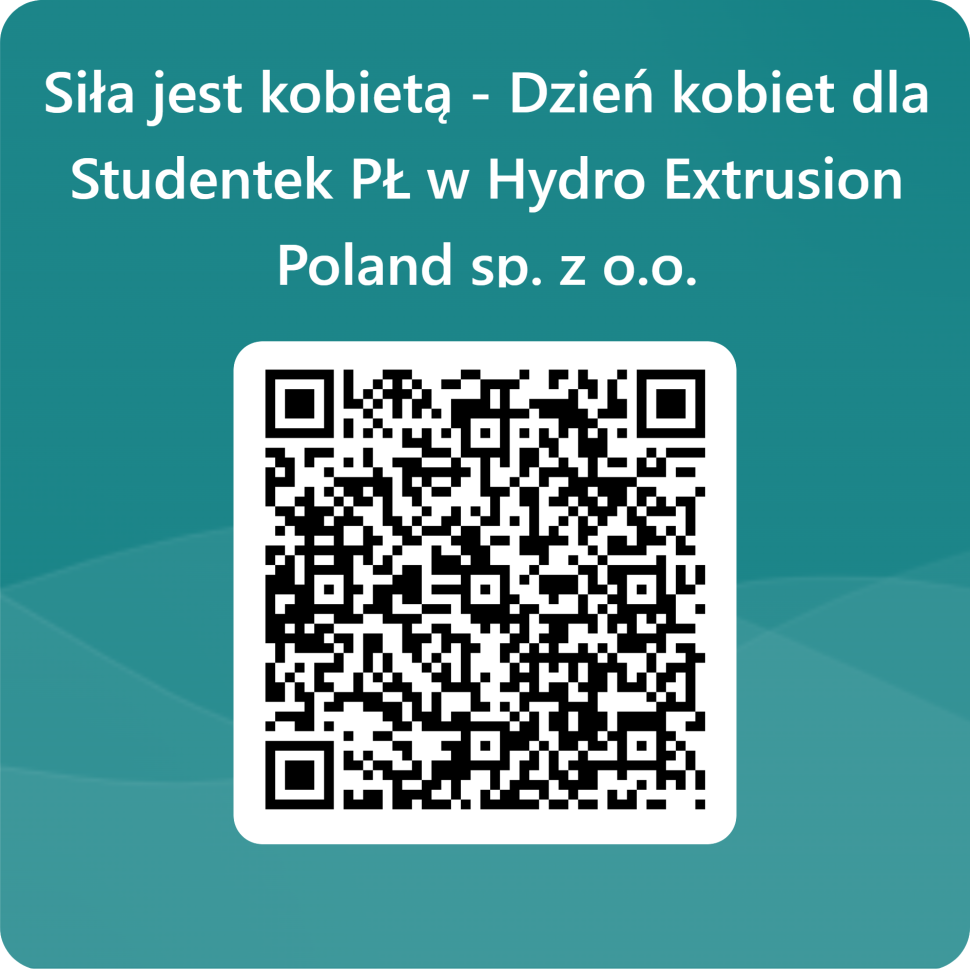 QRCode dla Siła jest kobietą - Dzień kobiet dla Studentek