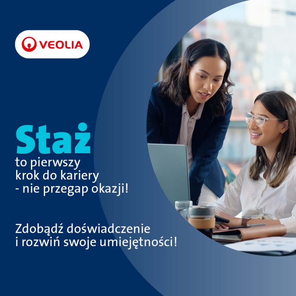 plakat staż Veolia
