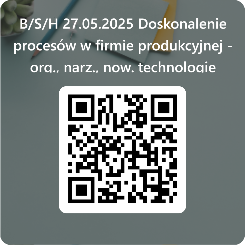 QR kod szkolenie bsh