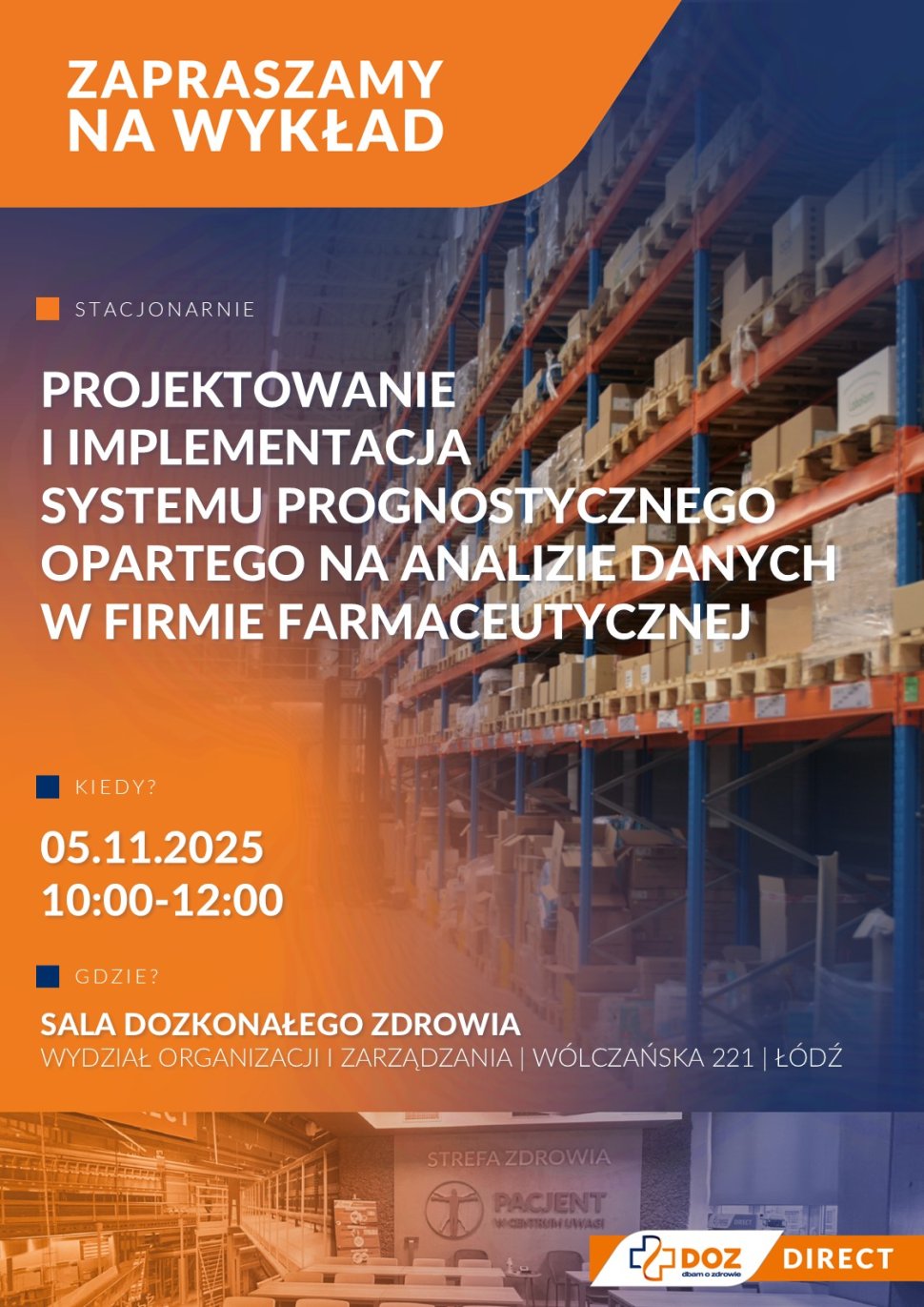 plakat wykład doz direct