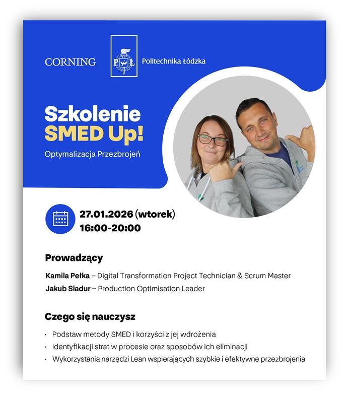 plakat corning szkolenie