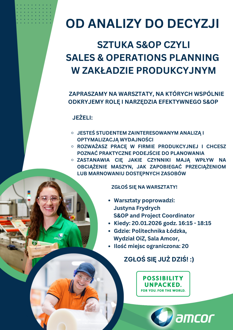 plakat szkolenie amcor