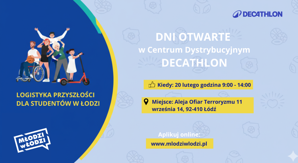 plakat dni otwartych Decathlon