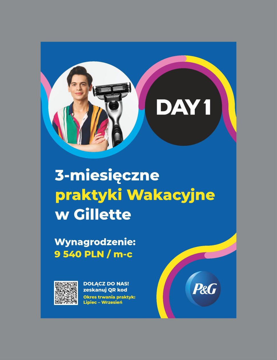 plakat praktyki 3 miesiące