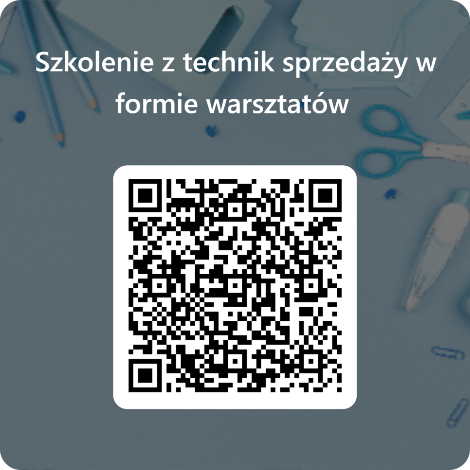 QRCode dla Szkolenie z technik sprzedaży w formie warsztatów