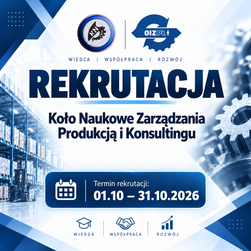 plakat rekrutacja do koła naukowego
