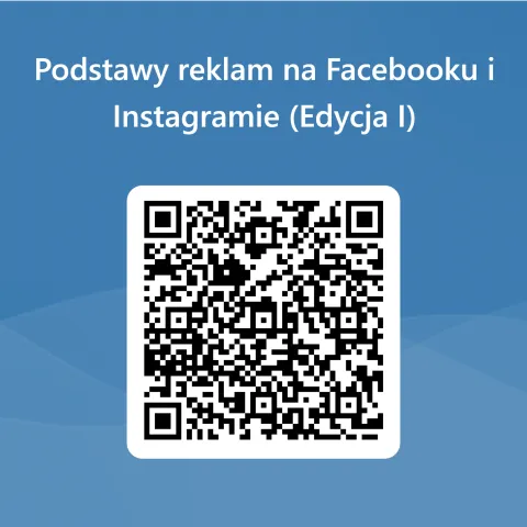QRCode dla Podstawy reklam na Facebooku i Instagramie