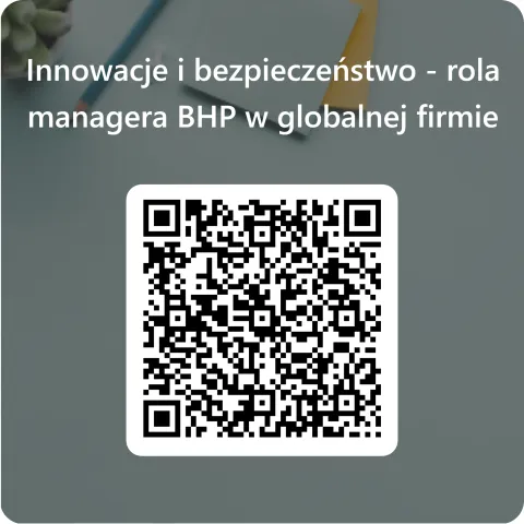 QRCode dla Innowacje i bezpieczeństwo