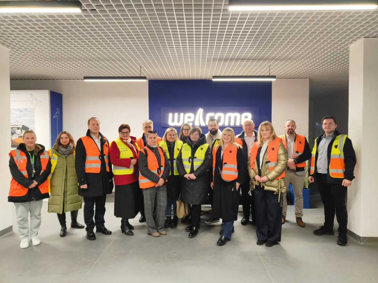 BCU wizyta studyjna na lotnisku