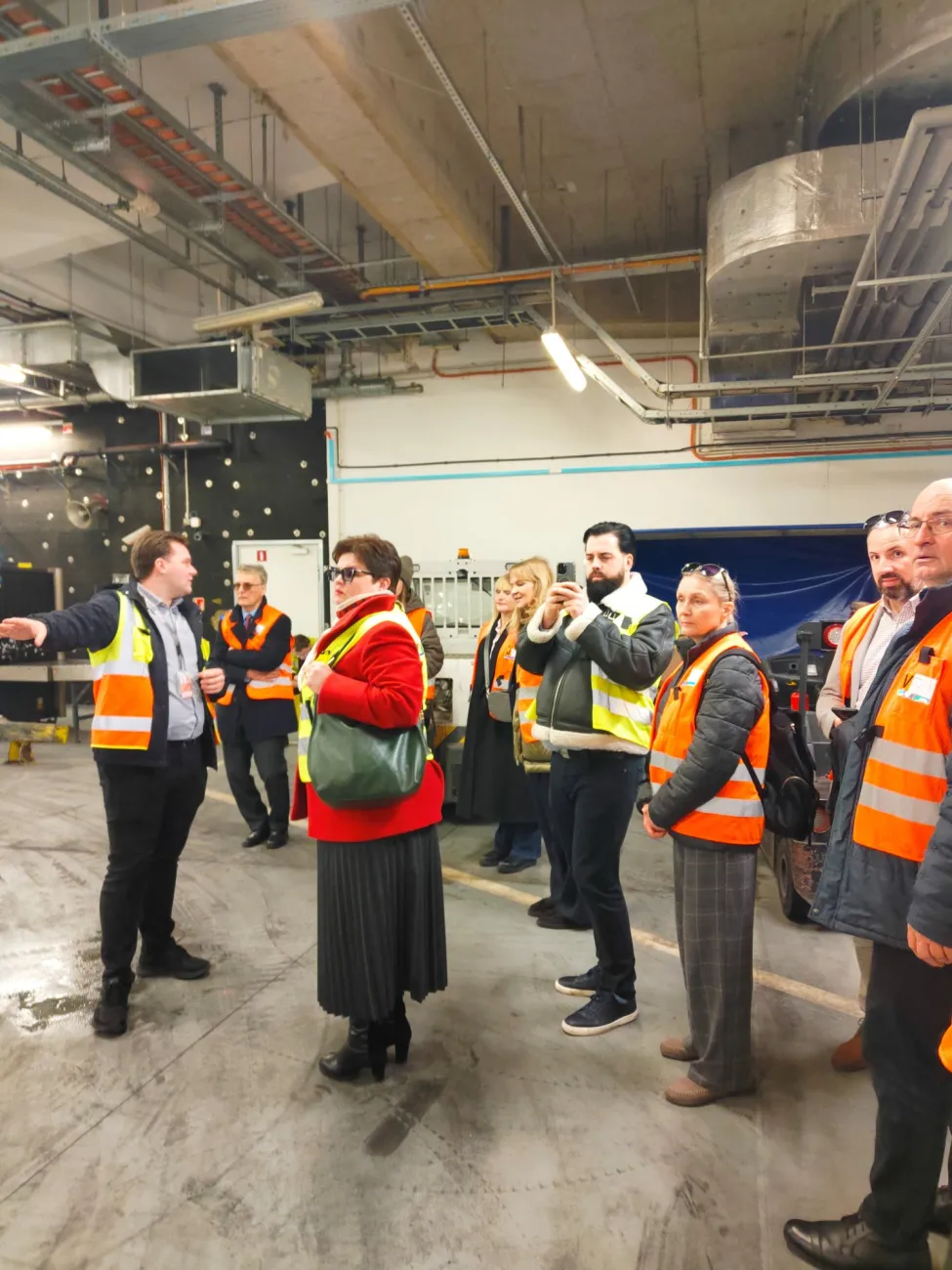 BCU wizyta studyjna na lotnisku