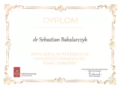 Dr Sebastian Bakalarczyk, doktor honoris causa 