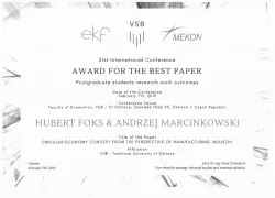 award for the best paper