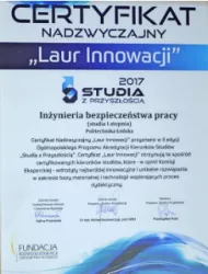 certyfikat Laur Innowacji