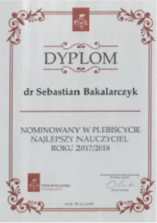Dr Sebastian Bakalarczyk, doktor honoris causa 