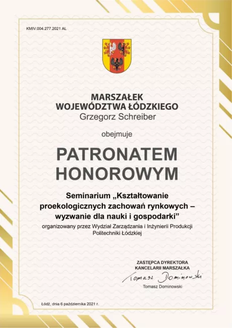 patronat honorowy