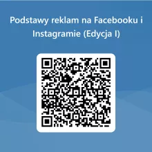 QRCode dla Podstawy reklam na Facebooku i Instagramie