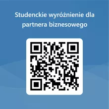 QRCode dla Studenckie wyróżnienie dla partnera biznesowego