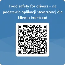 QRCode dla Food safety for drivers